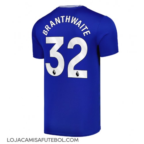 Camisa de Futebol Everton Jarrad Branthwaite #32 Equipamento Principal 2024-25 Manga Curta